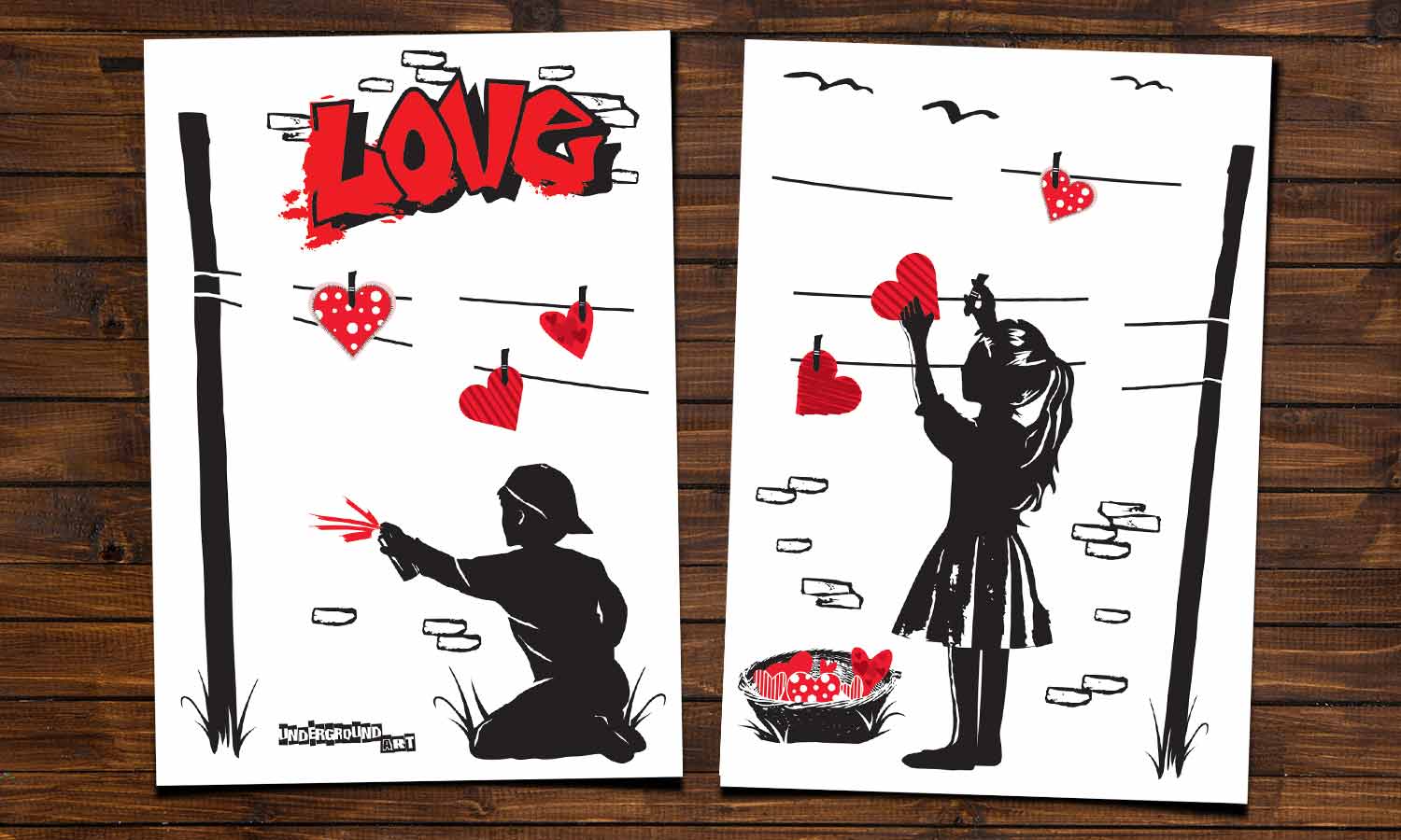 Wandaufkleber Straßenkunst - WS080 - life-decor.de