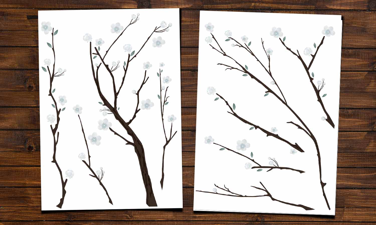 Wandaufkleber Kirsche blume - WS008 - life-decor.de