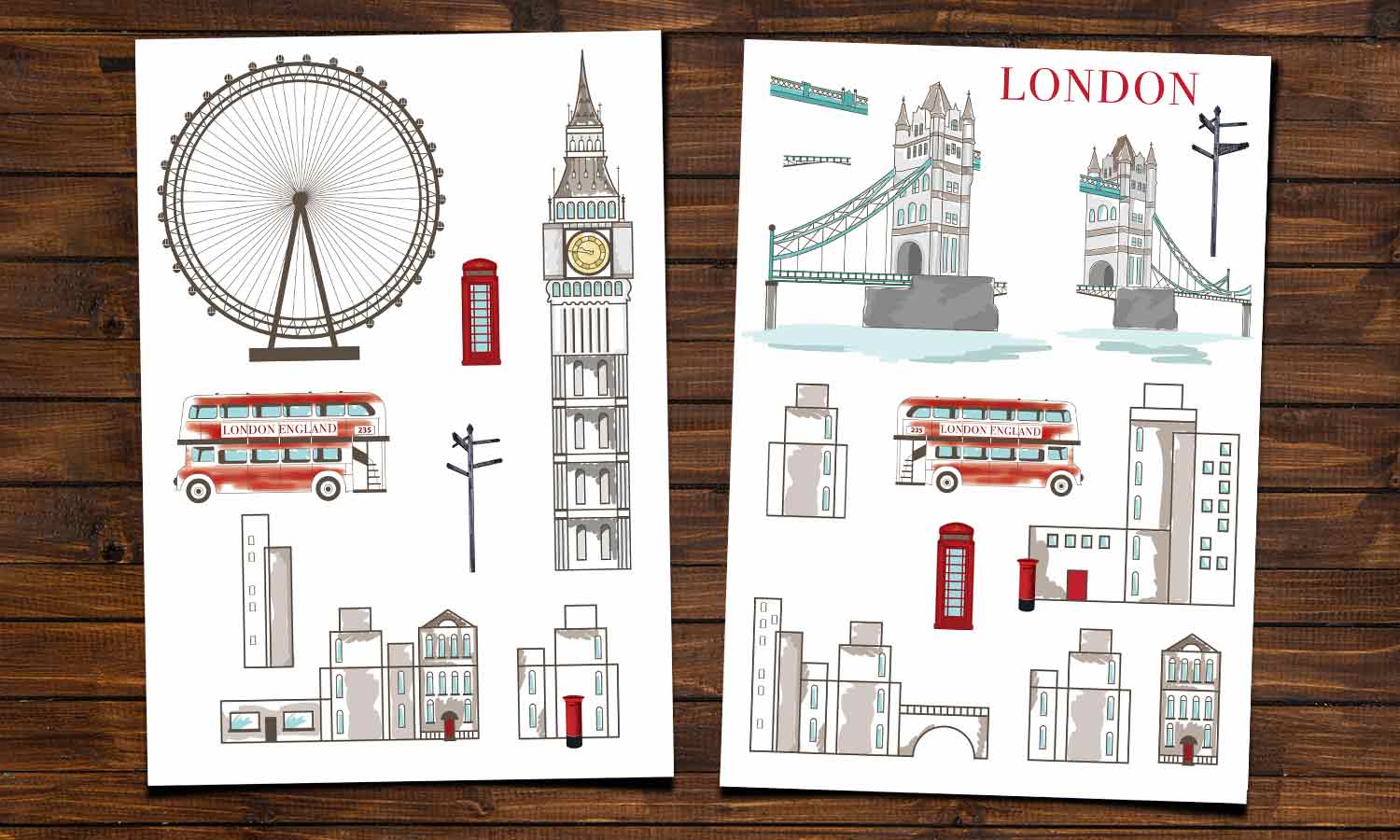 Wandaufkleber  London bus - WS050 - life-decor.de