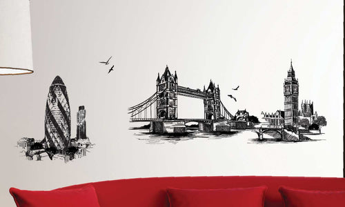 Wandaufkleber London Brücke - WS093 - life-decor.de