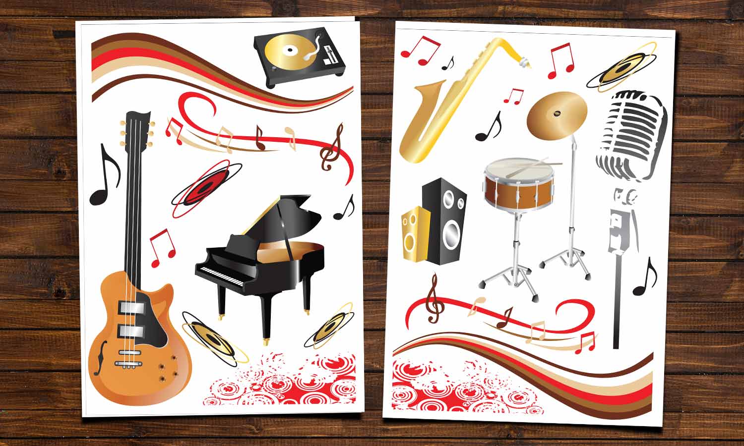 Wandaufkleber Musik - WS031 - life-decor.de