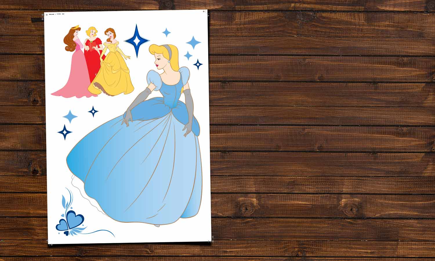 Wandaufkleber Prinzessin - M19 - life-decor.de