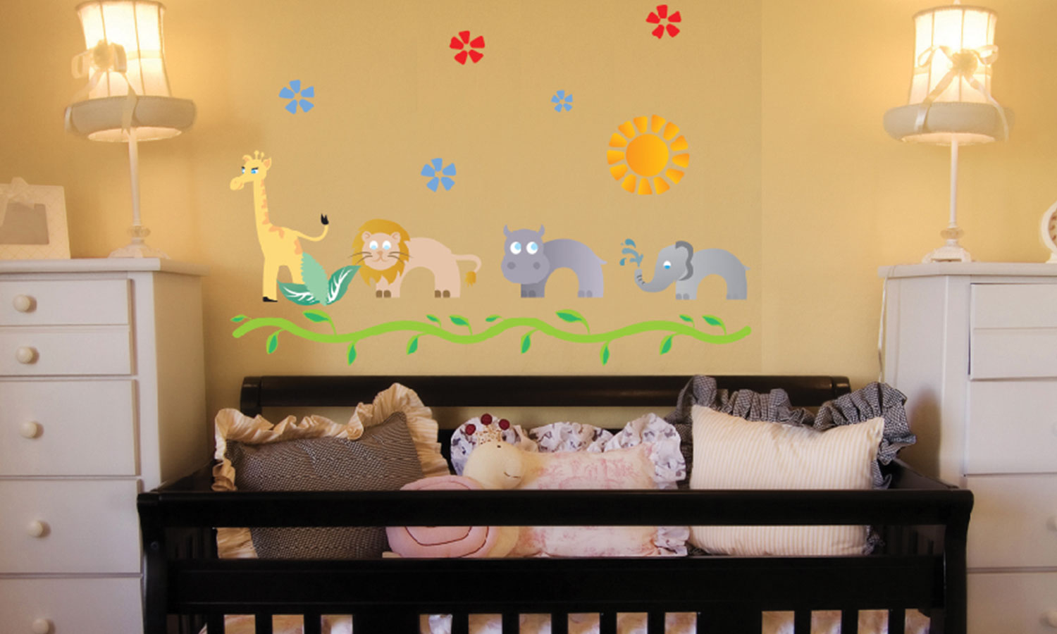 Wandaufkleber Wilde tiere - WS013 - life-decor.de