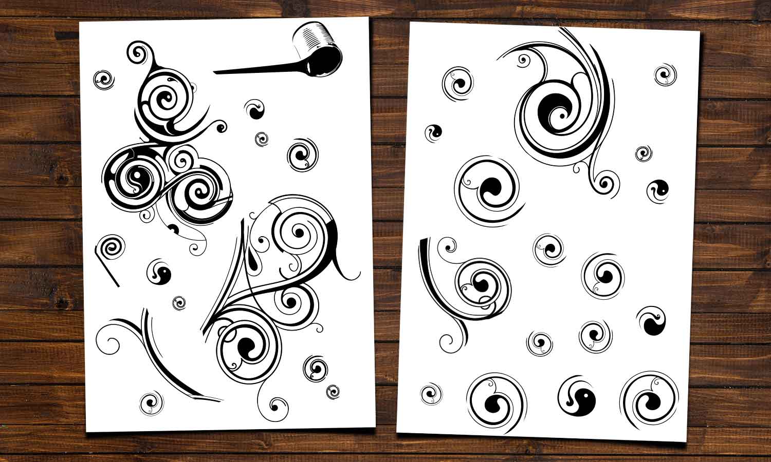 Wandaufkleber  Modern Kreise - WS099 - life-decor.de