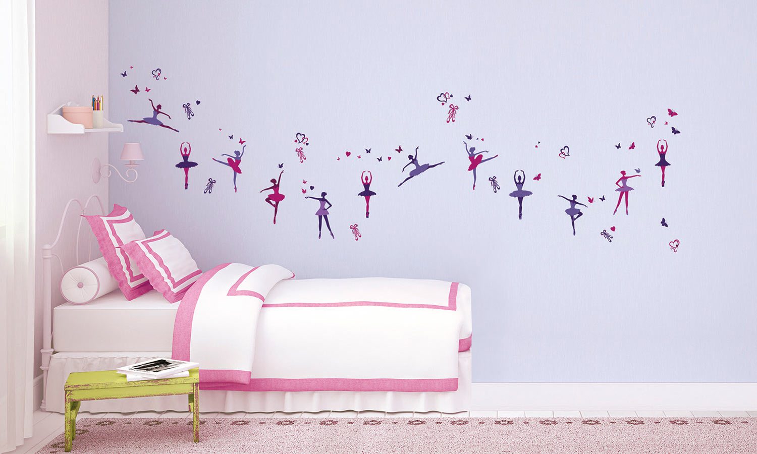 Wandaufkleber Ballerinas - DWS006 - life-decor.de