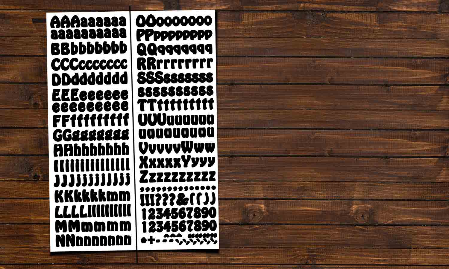 Wandaufkleber Briefe- DWS010 - life-decor.de