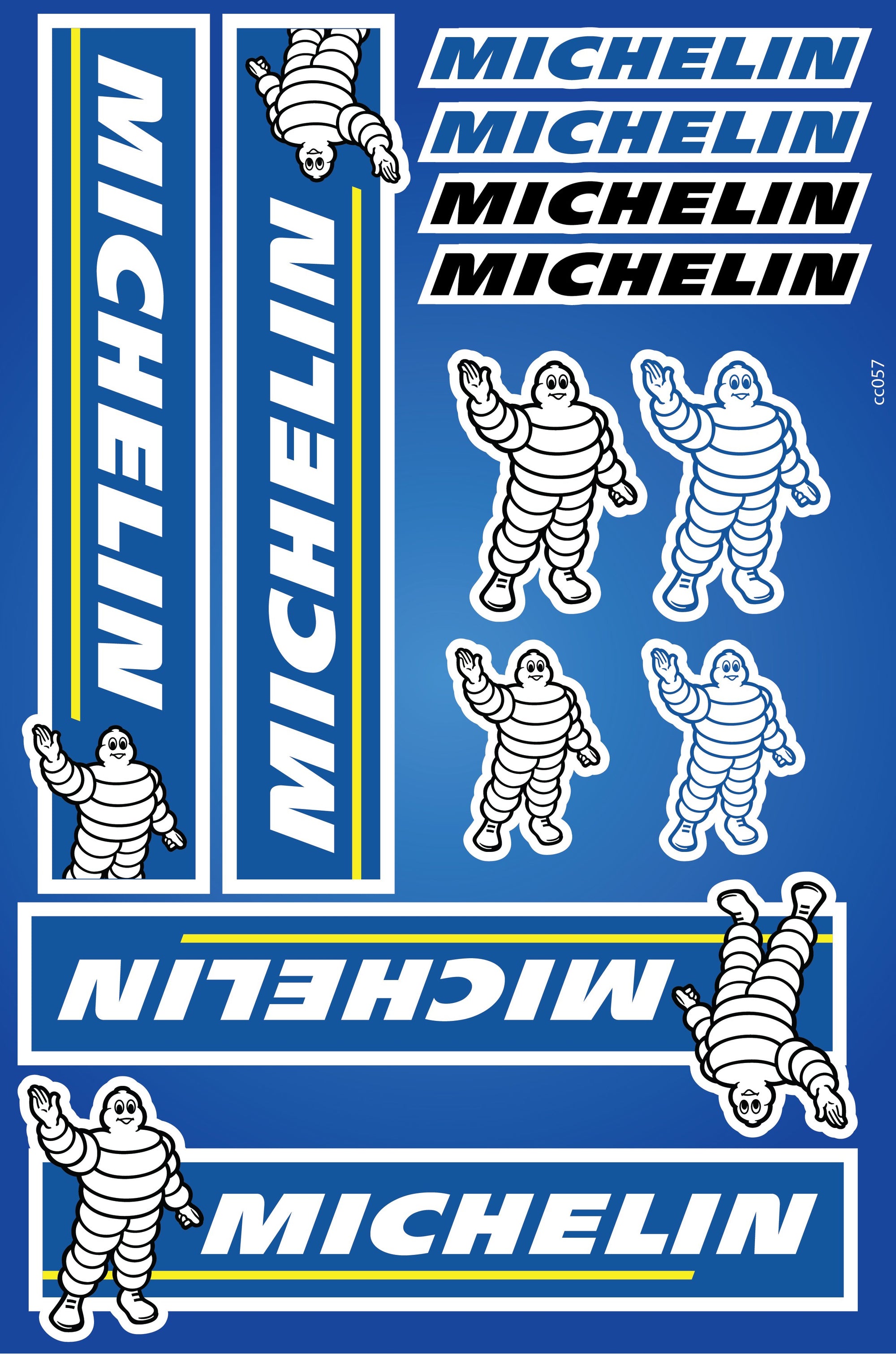 Michelin aufkleber für motoren - life-decor.de