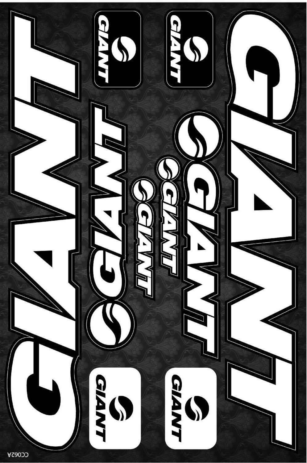 Giant selbstklebender Aufkleber für ein Fahrrad - life-decor.de