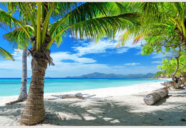 PVC Fototapete Beach – ECO Wandbild Selbstklebende Tapete – 3D Vinyl Wandsticker XXL  SW065 - life-decor.de