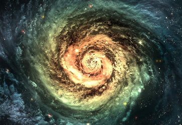 PVC Fototapete Spiral Galaxy – ECO Wandbild Selbstklebende Tapete – 3D Vinyl Wandsticker XXL  SW047 - life-decor.de