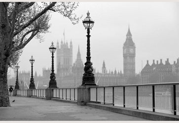 PVC Fototapete Big Ben – ECO Wandbild Selbstklebende Tapete – 3D Vinyl Wandsticker XXL  SW158 - life-decor.de