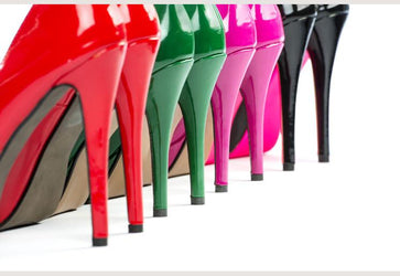 PVC Fototapete High Heels – ECO Wandbild Selbstklebende Tapete – 3D Vinyl Wandsticker XXL  SW140 - life-decor.de