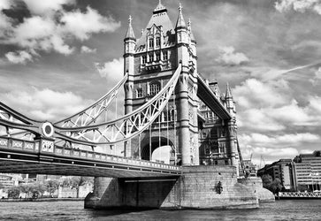 PVC Fototapete Tower Bridge – ECO Wandbild Selbstklebende Tapete – 3D Vinyl Wandsticker XXL  SW131 - life-decor.de