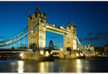 PVC Fototapete Tower Bridge – ECO Wandbild Selbstklebende Tapete – 3D Vinyl Wandsticker XXL  SW037 - life-decor.de