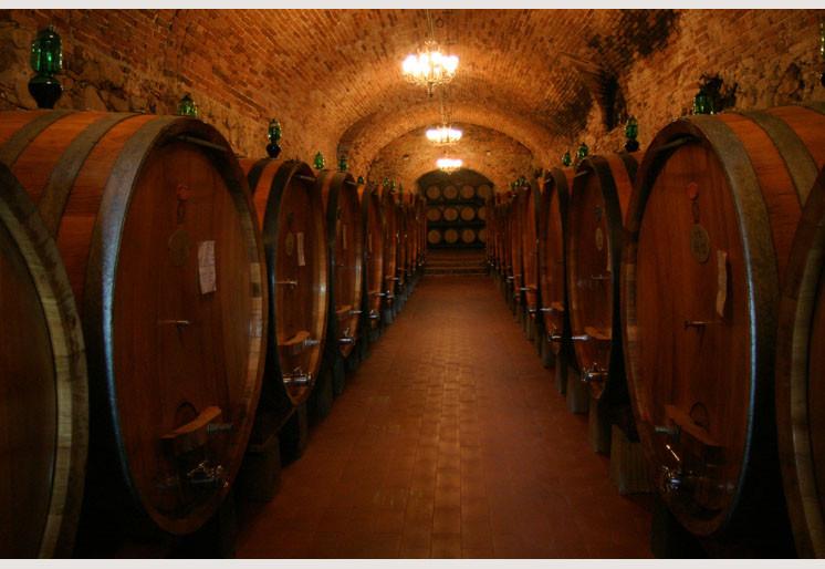 PVC Fototapete Winery Cellar - ECO Wandbild Selbstklebende Tapete - 3D Vinyl Wandsticker XXL  SW103