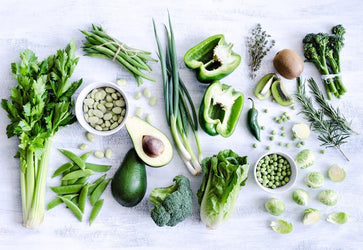 PVC Fototapete Green Vegetables – ECO Wandbild Selbstklebende Tapete – 3D Vinyl Wandsticker XXL  SW186 - life-decor.de