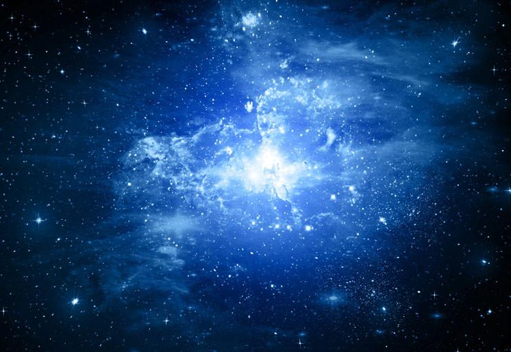 PVC Fototapete Stars in Planet - ECO Wandbild Selbstklebende Tapete - 3D Vinyl Wandsticker XXL  SW048