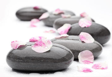 PVC Fototapete Spa Stones – ECO Wandbild Selbstklebende Tapete – 3D Vinyl Wandsticker XXL  SW053 - life-decor.de