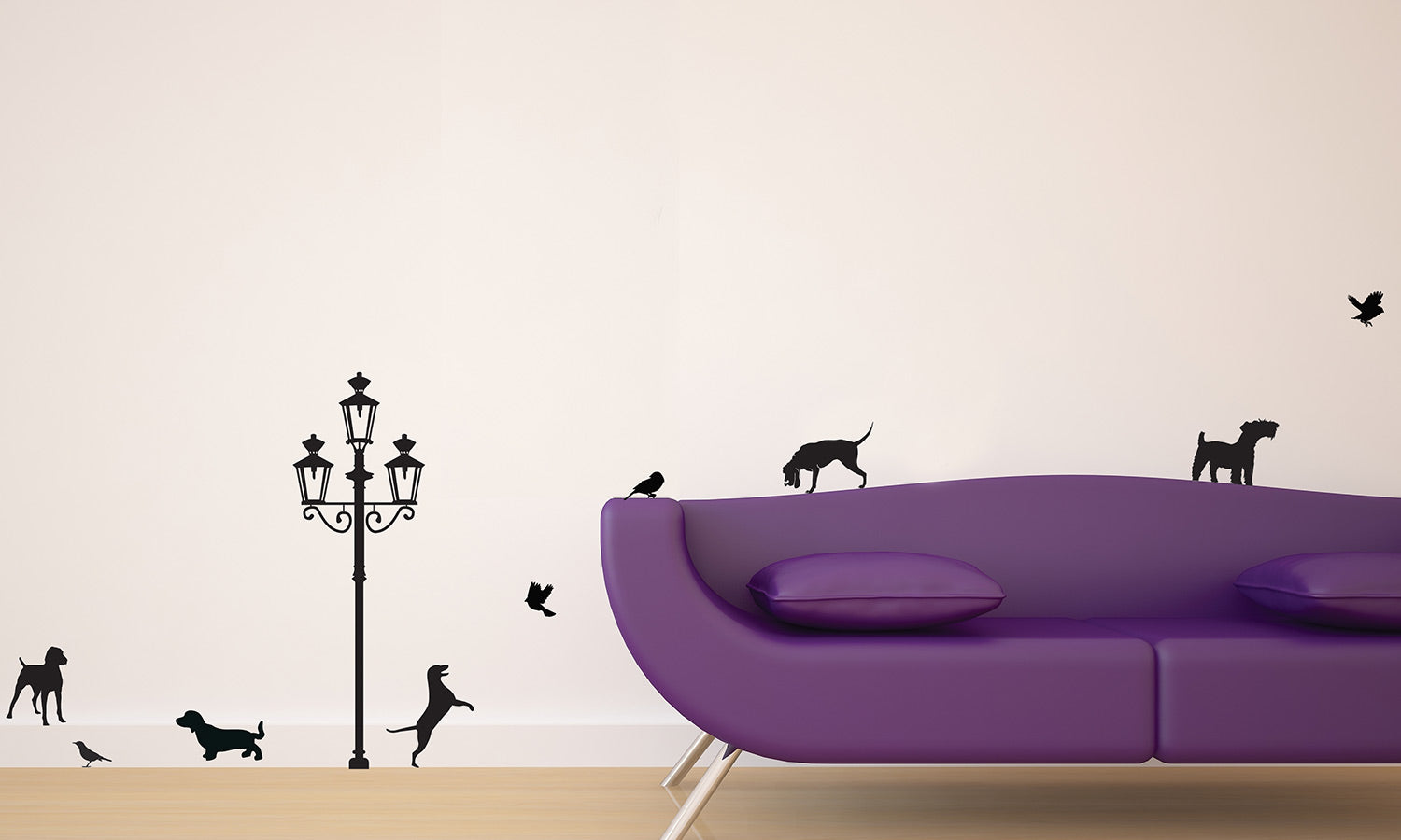 Wandaufkleber Hunde - M27 - life-decor.de