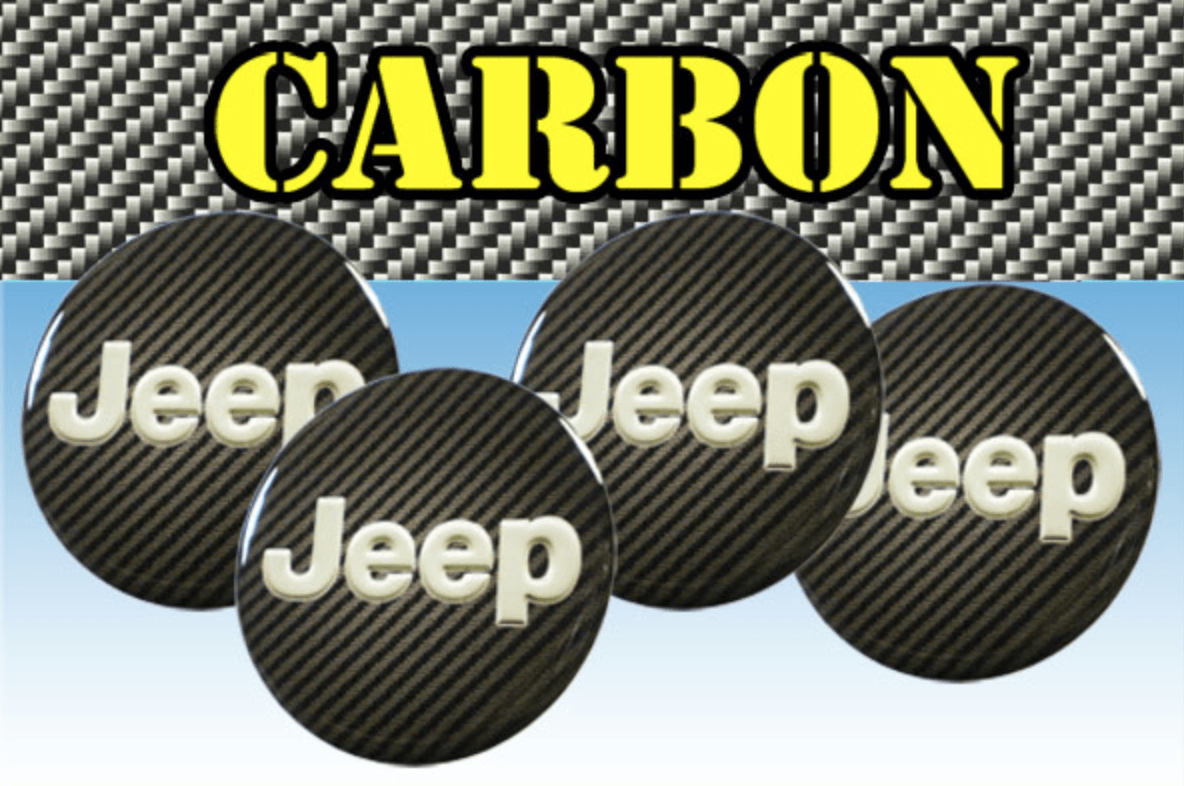 Felgenrandaufkleber Jeep Carbon - life-decor.de