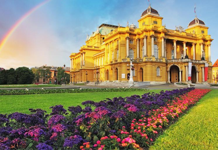 PVC Fototapete Croatia – ECO Wandbild Selbstklebende Tapete – 3D Vinyl Wandsticker XXL  SW406 - life-decor.de