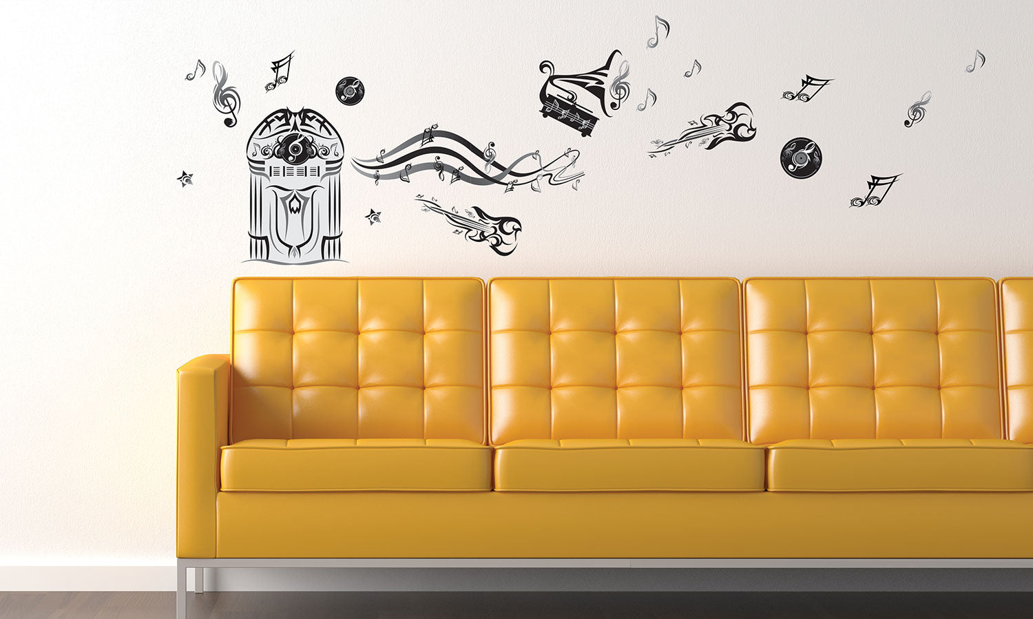 Wandaufkleber Music room - DWS004 - life-decor.de