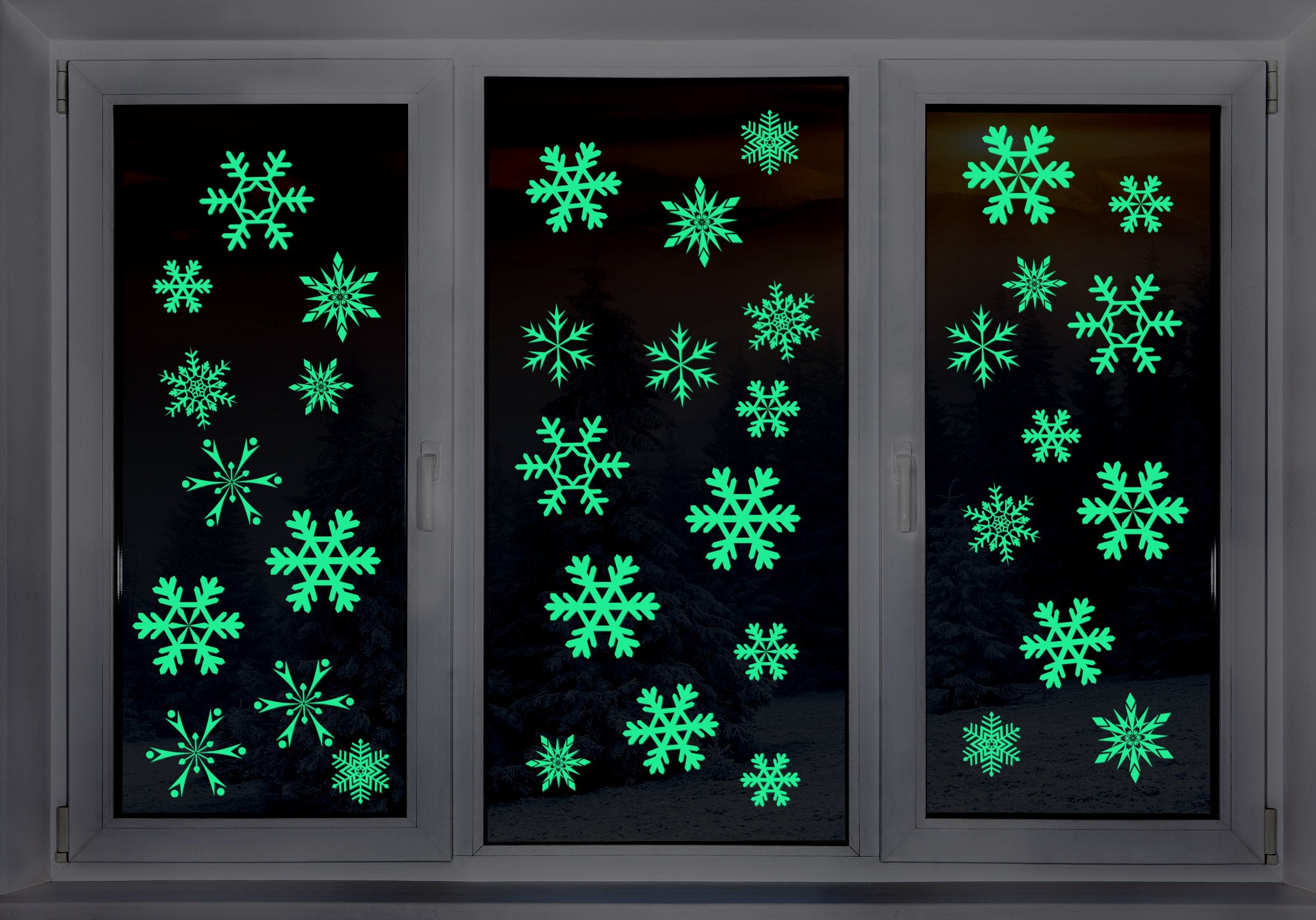 Pahuljice za prozore (glow in dark) - life-decor.de