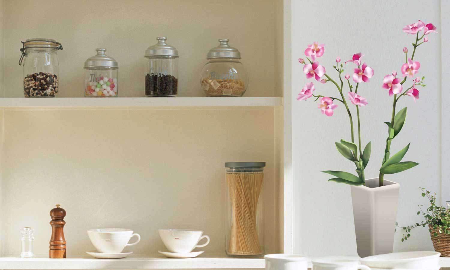 Wandaufkleber Orchidee - VCS103 - life-decor.de
