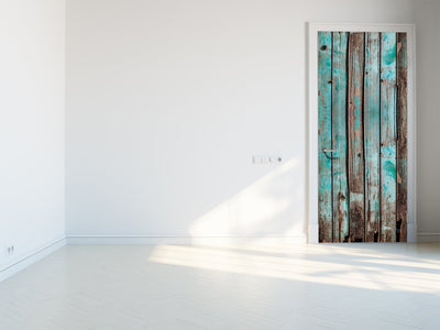 Tapete für Türen Rustical wooden doors- TA075 - life-decor.de