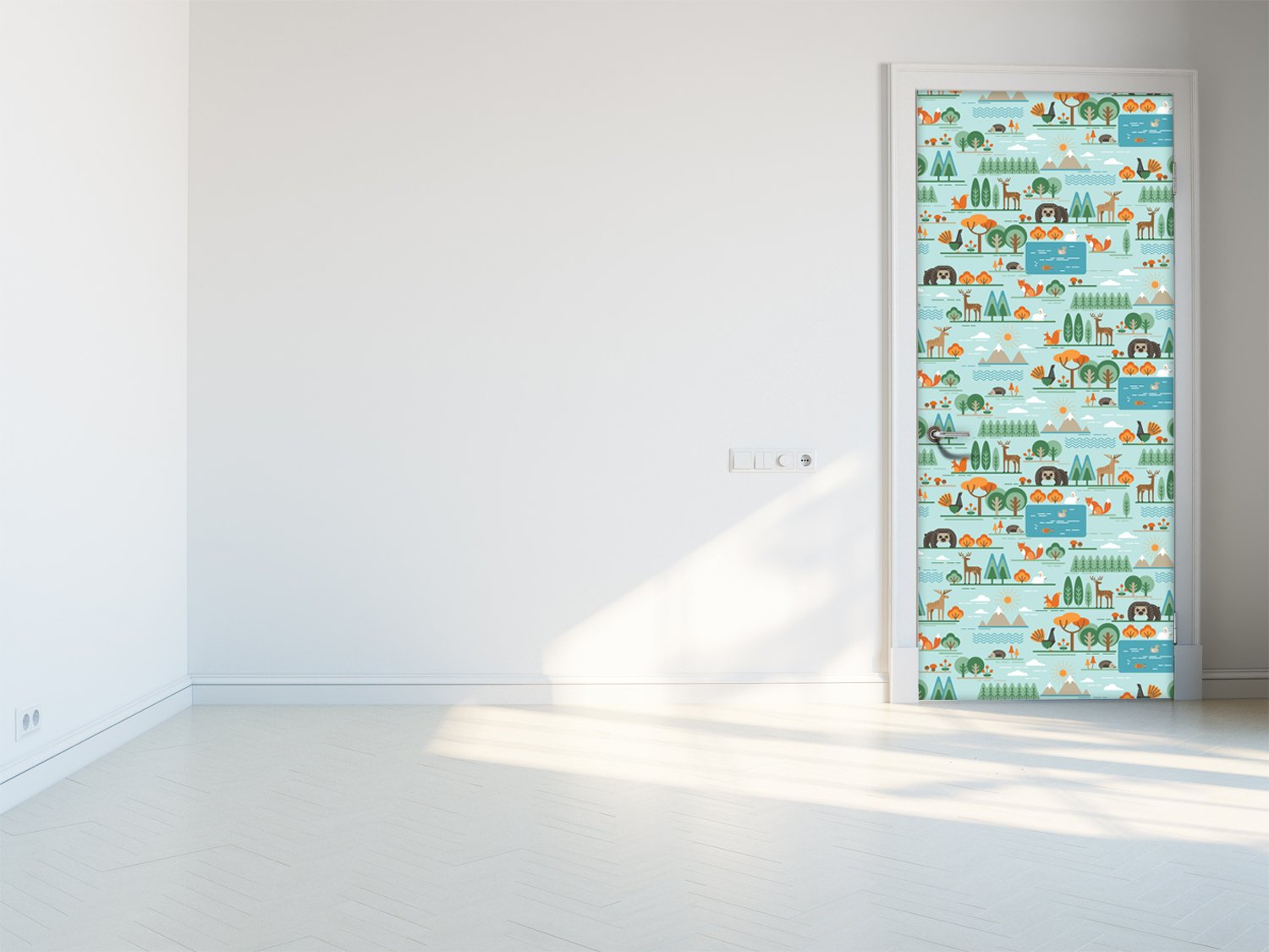 Tapete für Türen Forest flora and fauna - TA084 - life-decor.de