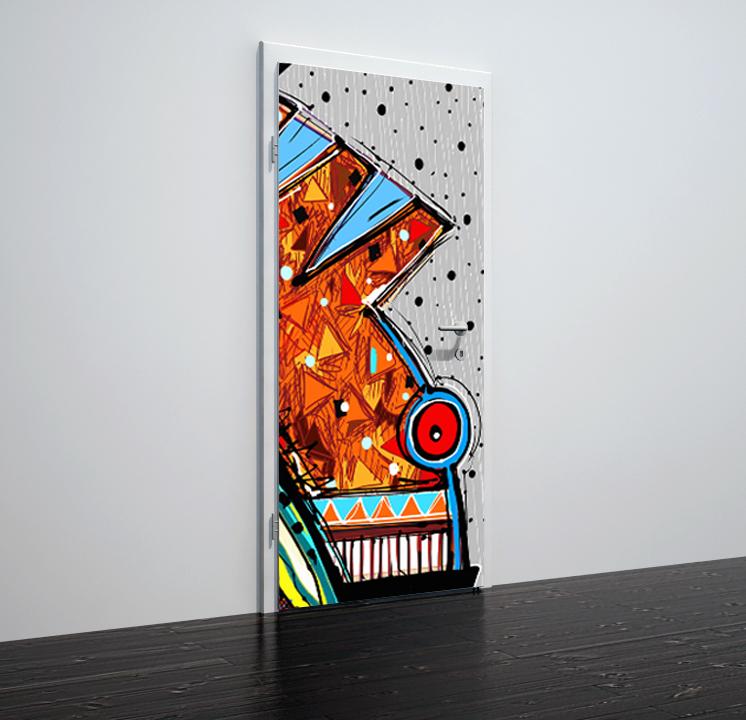 Tapete für Türen Abstract art II - TA035 - life-decor.de