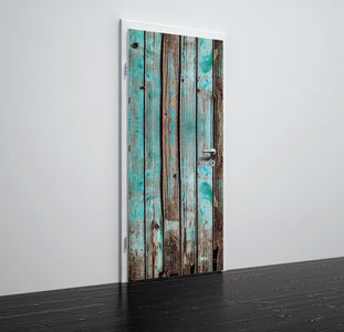 Tapete für Türen Rustical wooden doors- TA075 - life-decor.de