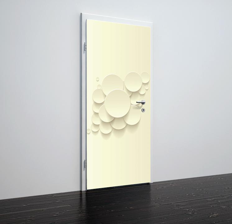 Tapete für Türen Circle 3d - TA085 - life-decor.de