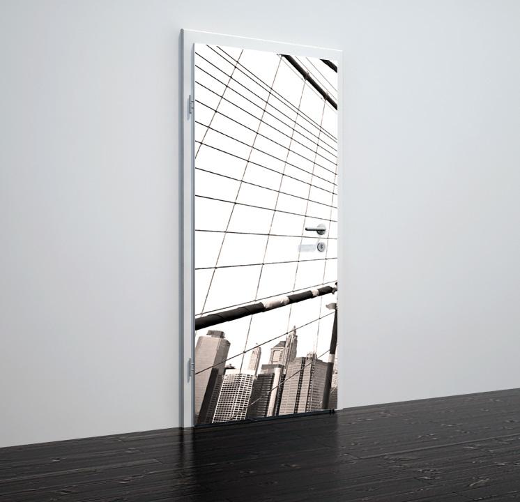 Tapete für Türen Manhattan bridge   - TA021 - life-decor.de