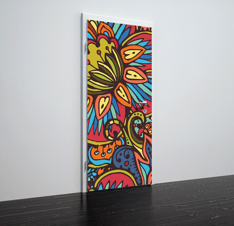 Tapete für Türen Abstract 6- TA087 - life-decor.de