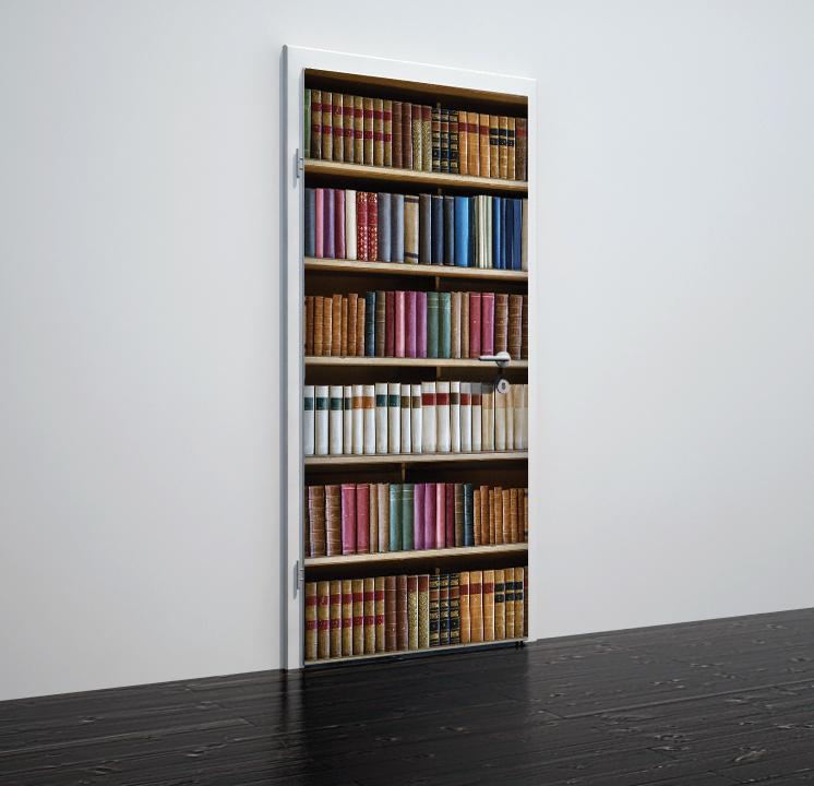 Tapete für Türen Old books - TA059 - life-decor.de