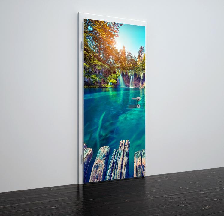 Tapete für Türen Plitvica Lake- TA043 - life-decor.de