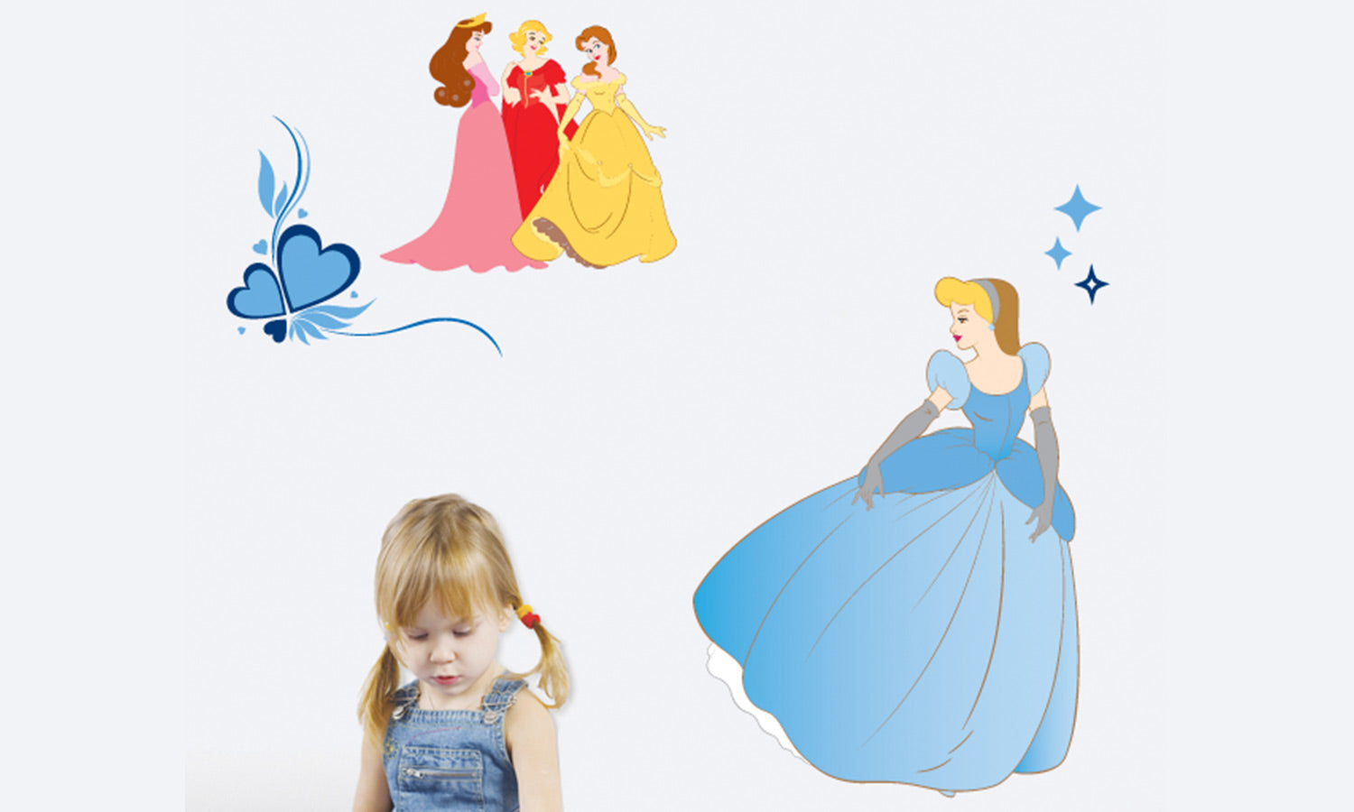 Wandaufkleber Prinzessin - M19 - life-decor.de