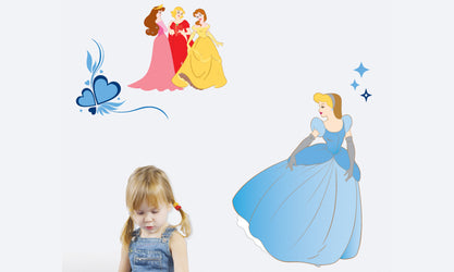 Wandaufkleber Prinzessin - M19 - life-decor.de