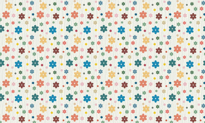 Floral patterned Life Decor Möbelfolie, waterproof and UV-resistant.