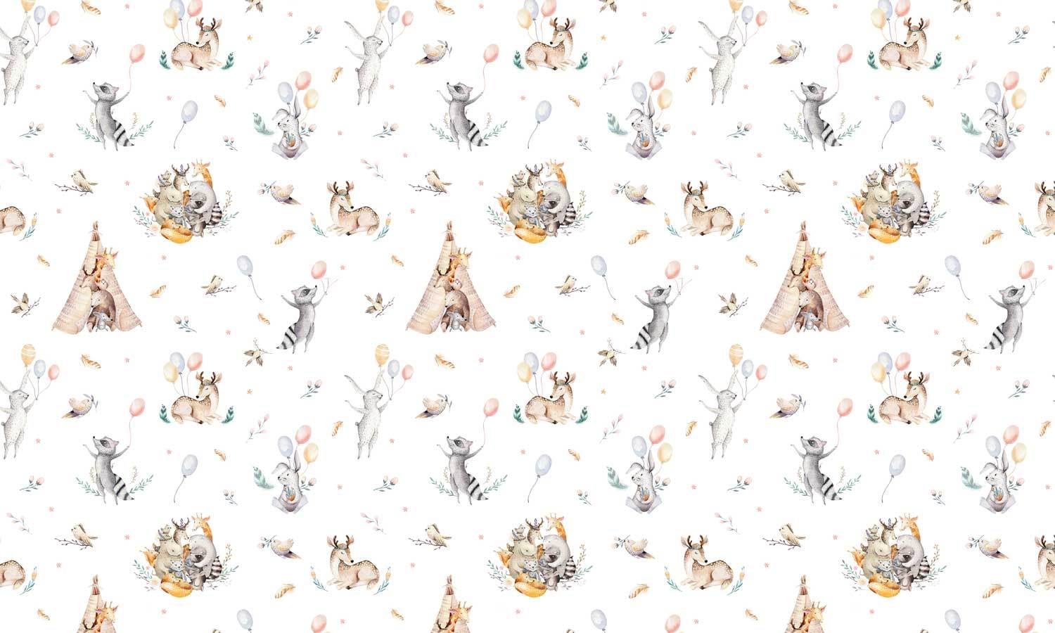 Life Decor Möbelfolie with cute animal design, UV-resistant and waterproof for furniture, cabinets, and doors.