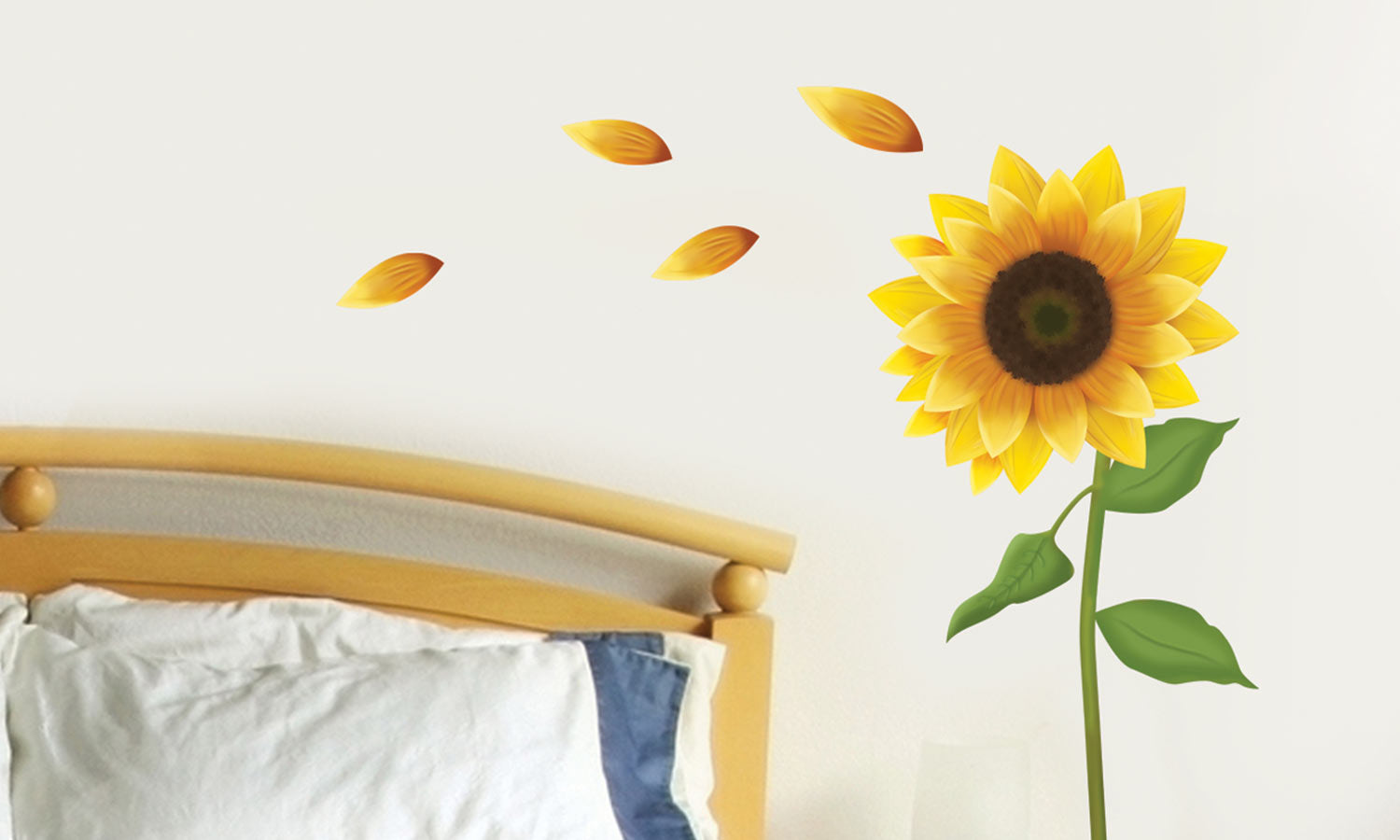 Wandaufkleber Sonneblume - VCS106 - life-decor.de