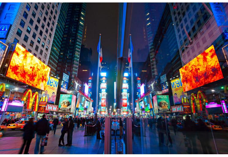 PVC Fototapete Broadway – ECO Wandbild Selbstklebende Tapete – 3D Vinyl Wandsticker XXL  SW361 - life-decor.de