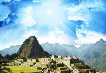 PVC Fototapete Macu Picchu – ECO Wandbild Selbstklebende Tapete – 3D Vinyl Wandsticker XXL  SW368 - life-decor.de