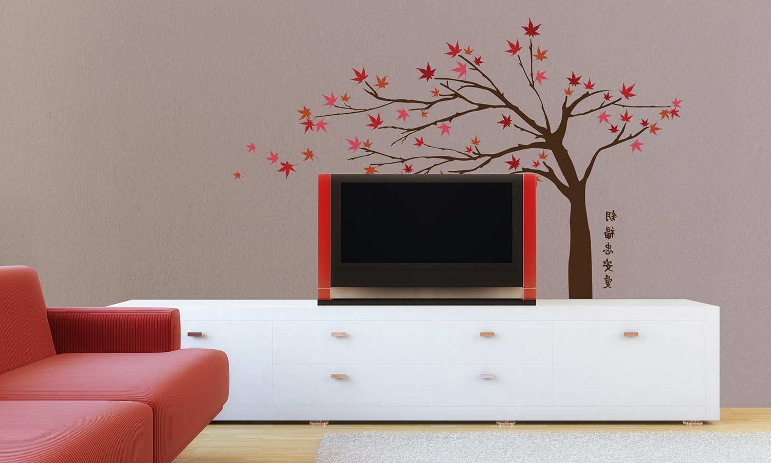 Wandaufkleber Japan baum- WS032 - life-decor.de