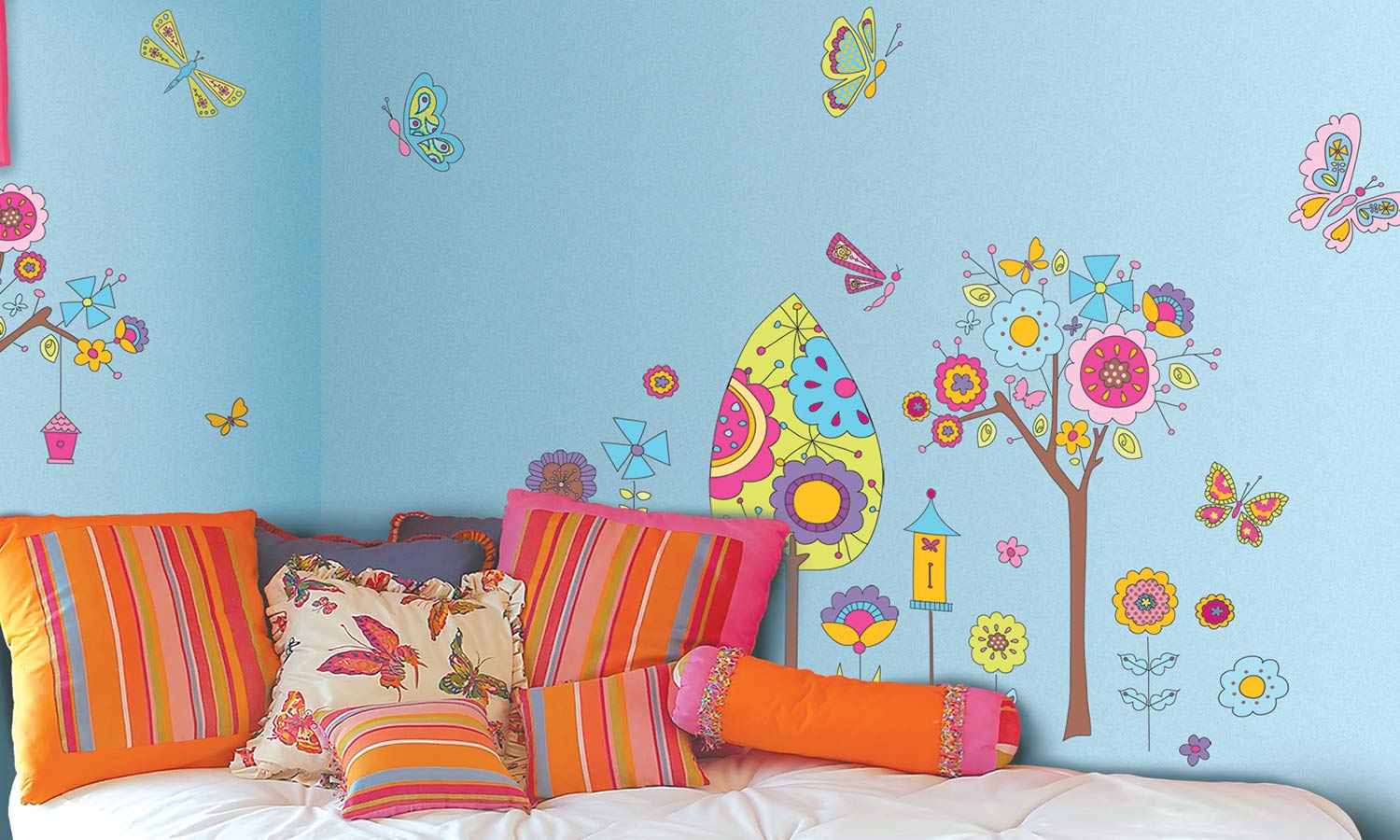 Wandaufkleber Fantastiche blumen - WS040 - life-decor.de