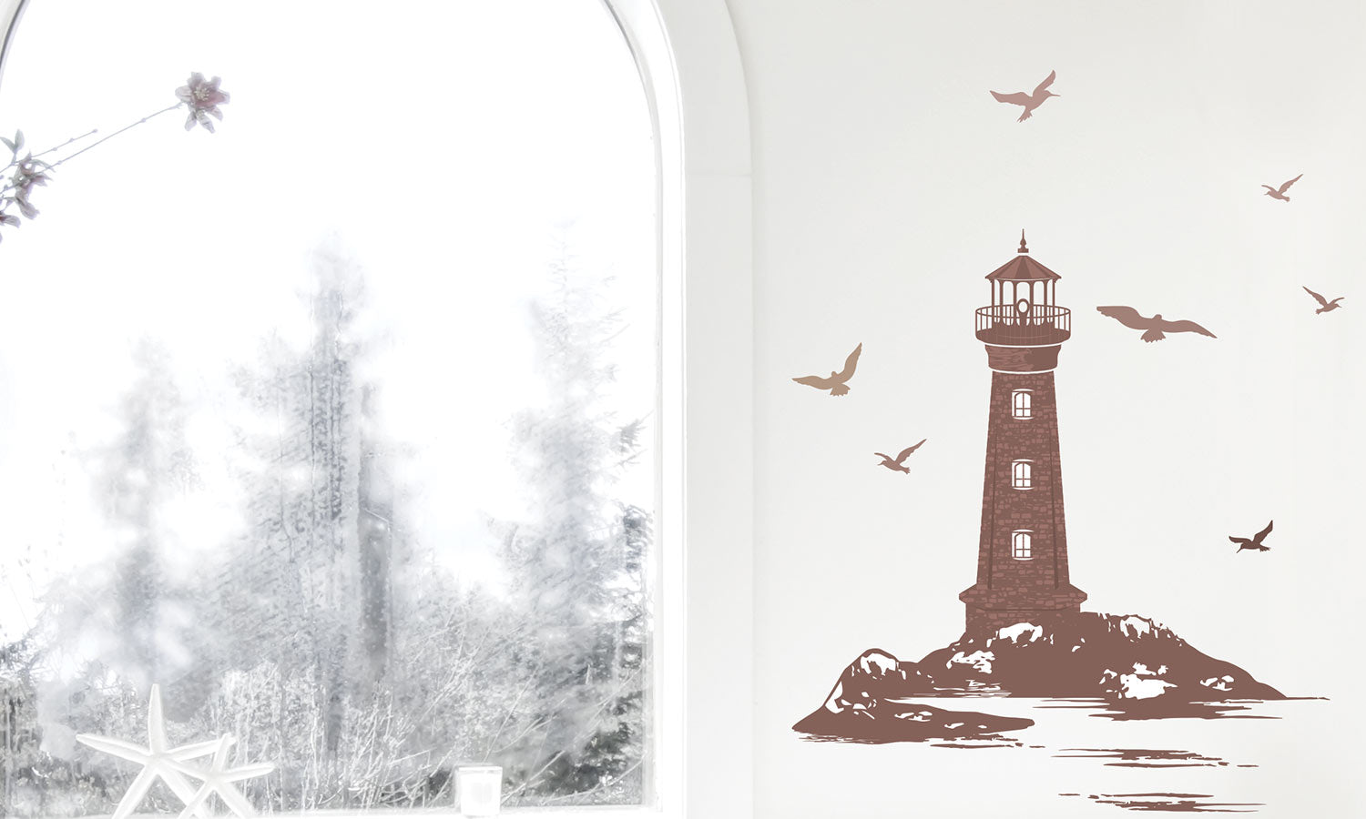 Wandaufkleber  Leuchtturm - WS084 - life-decor.de