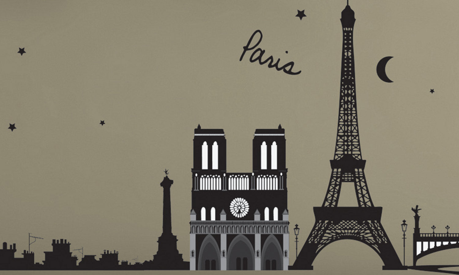 Wandaufkleber Paris - WS028 - life-decor.de