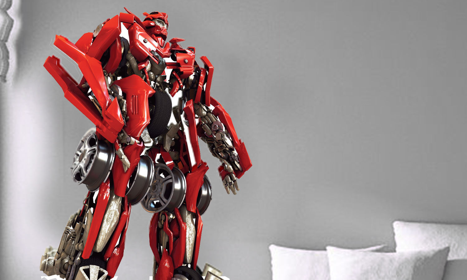 Wandaufkleber Roboter - M25 - life-decor.de