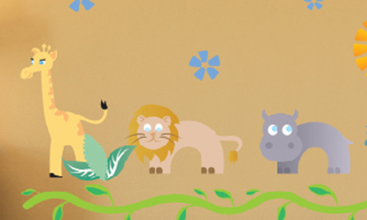 Wandaufkleber Wilde tiere - WS013 - life-decor.de